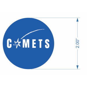 Comets - Water Bottle Sticker