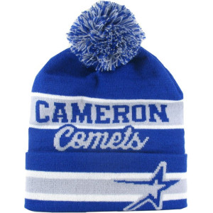 Comets- Knit cap with cuff